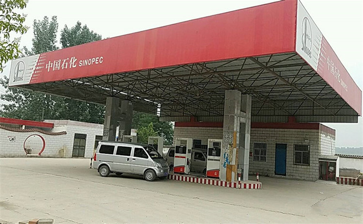 东丽加油站钢结构网架案例5