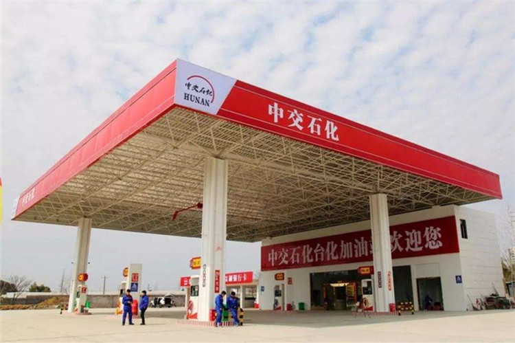 东丽加油站钢结构网架案例6